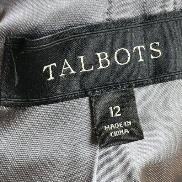 Talbots Julienne Asymmetrical Moto Front Zip Tweed Wool Blend Blazer Old Money - Picture 12 of 17